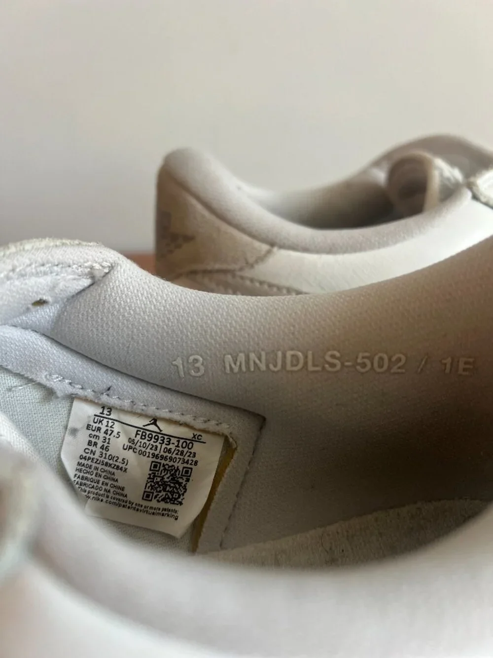 Air Jordan 1 Retro Low '85 OG Neutral Grey – Men's Size 13
